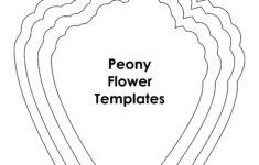 Post Paper Flower Petal Template Printable 261896