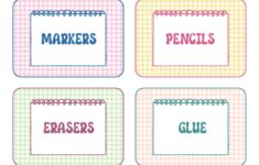Post Preschool Classroom Labels Free Printable 117936
