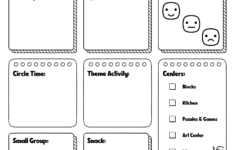 Post Preschool Daily Reports Printable 265091