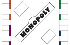 Post Printable Blank Monopoly Board 266683