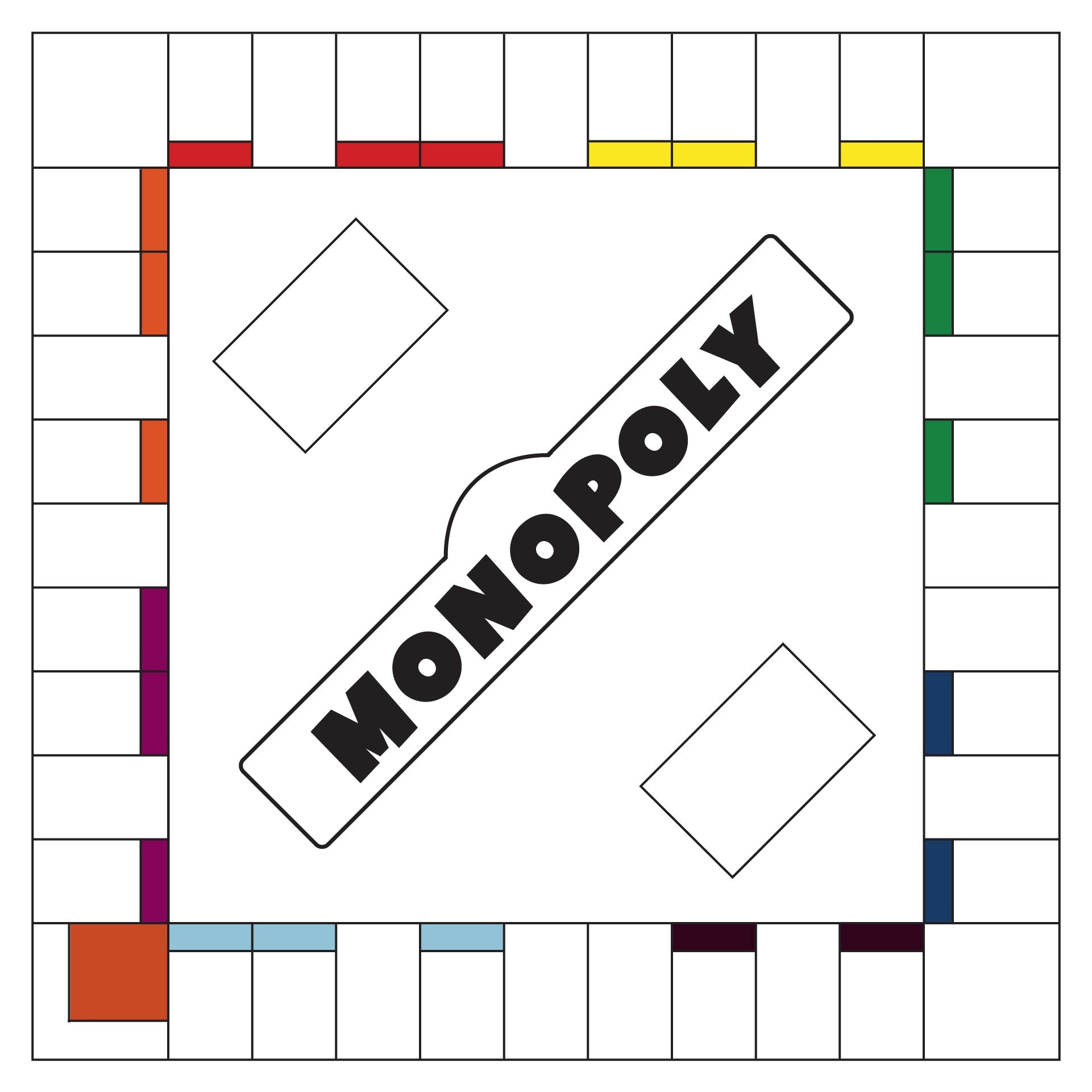 Post Printable Blank Monopoly Board 266683