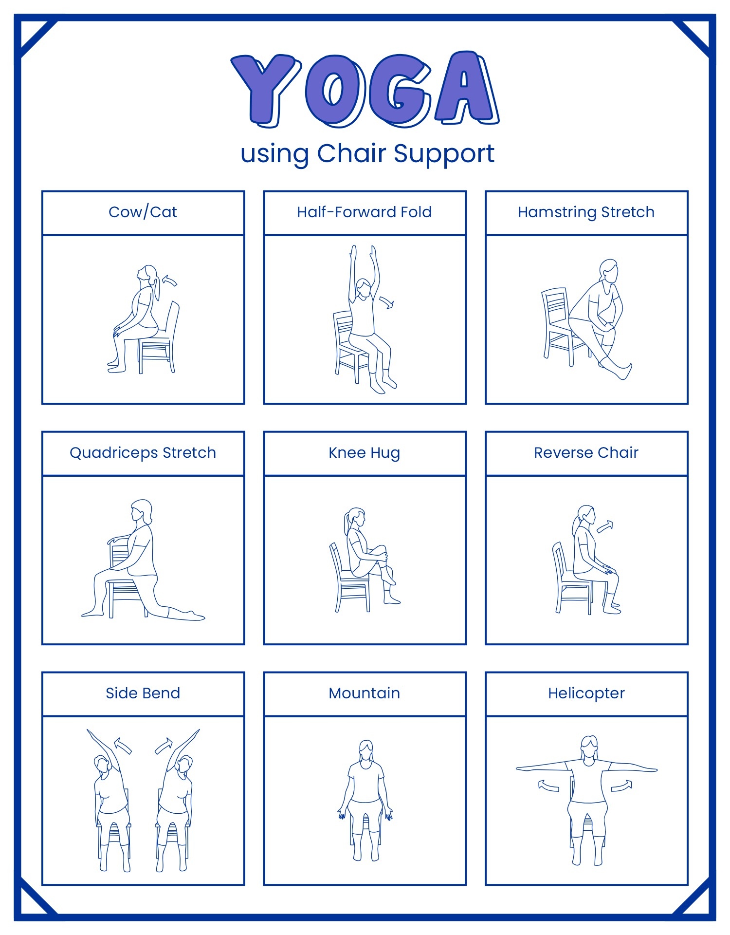 Post Printable Chair Yoga Exercises For Seniors 178538