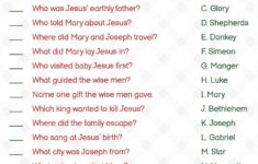 Post Printable Christmas Bible Trivia 293062