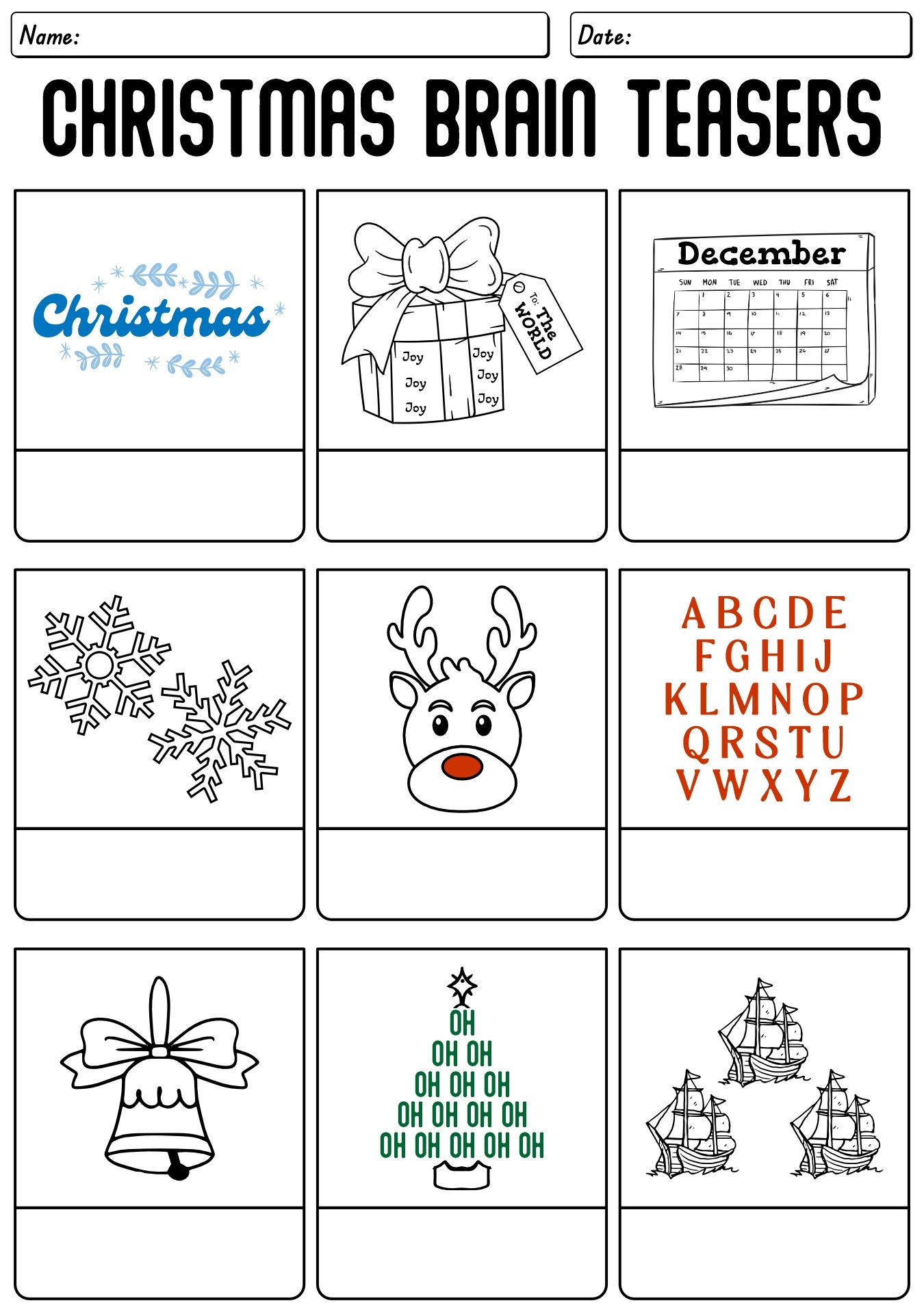 Post Printable Christmas Brain Teasers Worksheets 695729 Post Printable Christmas Brain Teasers Worksheets 695729