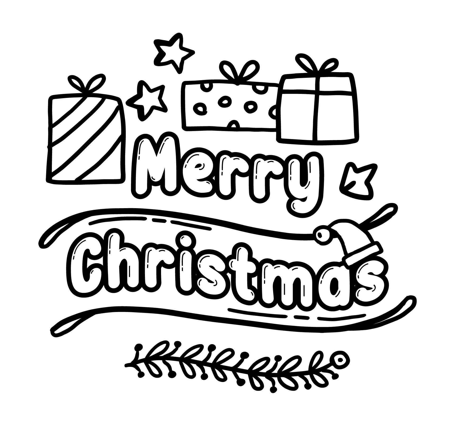 Post Printable Christmas Bubble Letters 347489