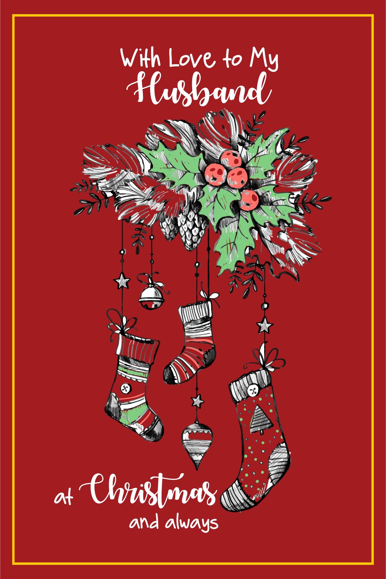 Post Printable Christmas Cards For Him Romantic 335691