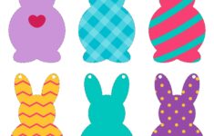 Post Printable Easter Bunny Pattern 110374