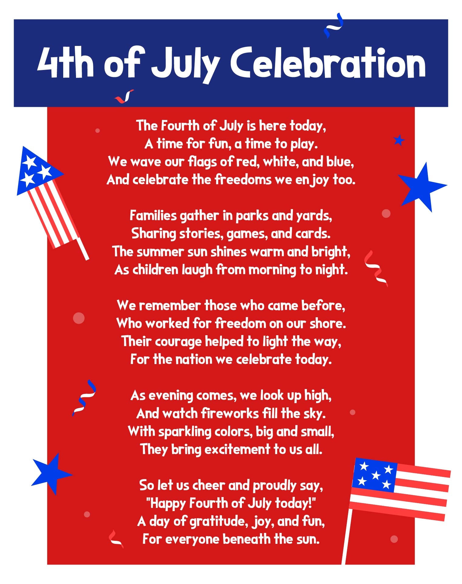 Post Printable Fourth Of July Poems 2000232 Post Printable Fourth Of July Poems 2000232