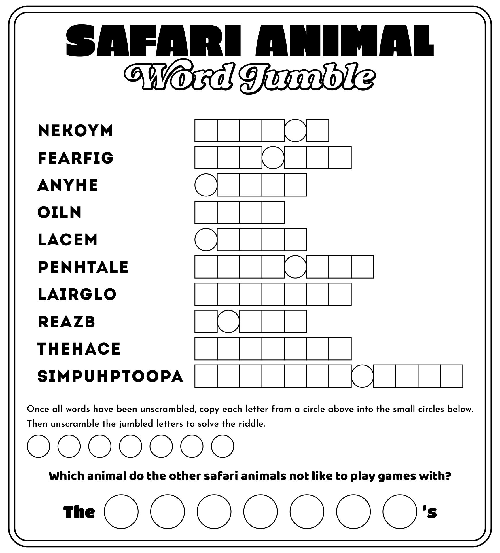 Post Printable Jumble Word Puzzle Pages 304610 Post Printable Jumble Word Puzzle Pages 304610