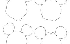 Post Printable Mickey Head Template 68617