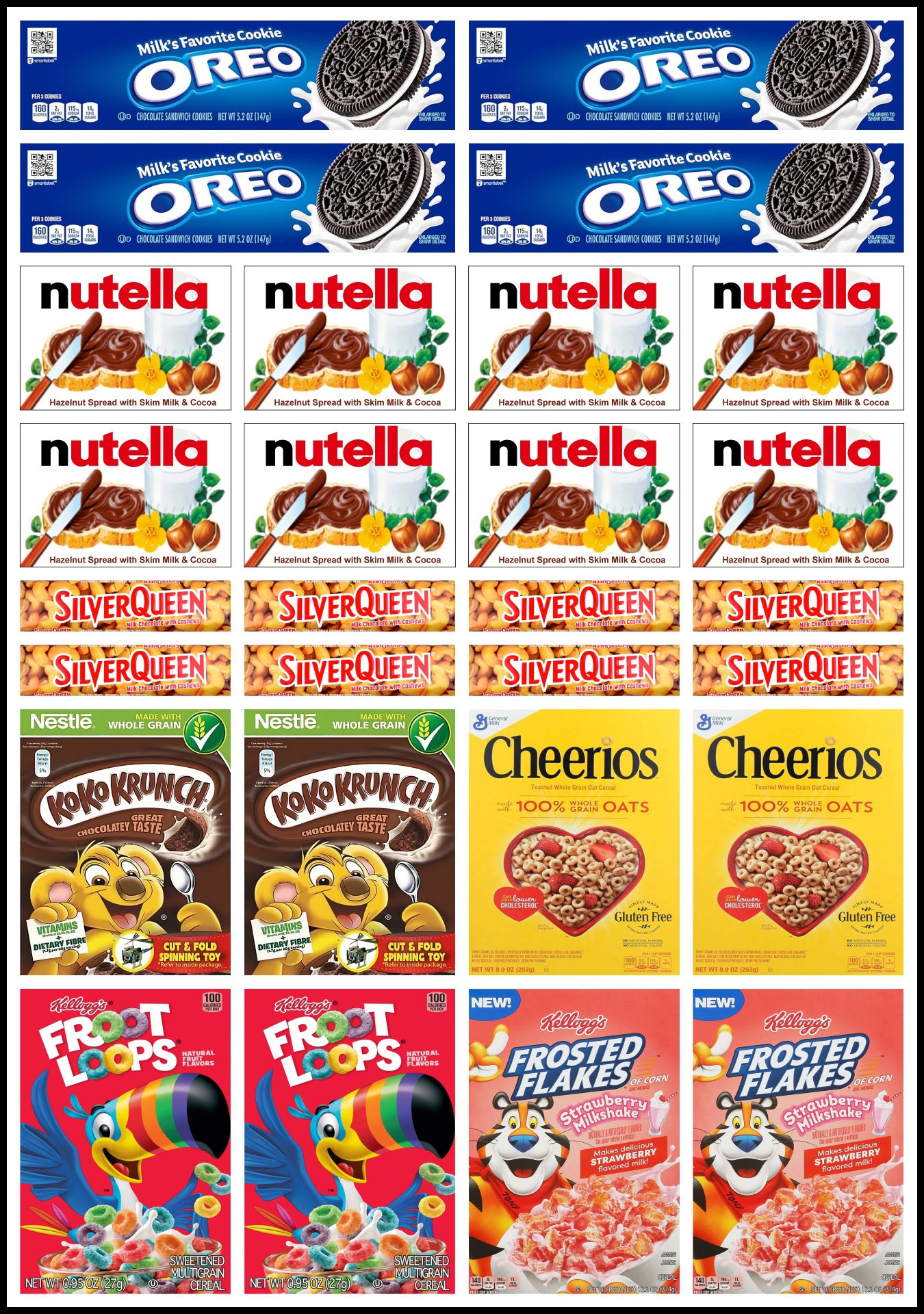 Post Printable Miniature Food 382904 Post Printable Miniature Food 382904