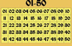 Post Printable Numbers 1 50 229482