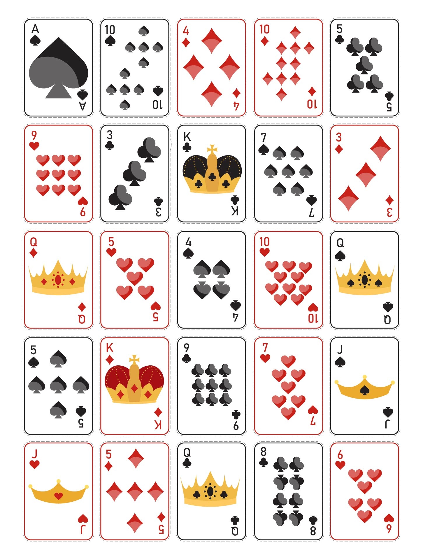 Post Printable Pokeno Playing Cards 365460