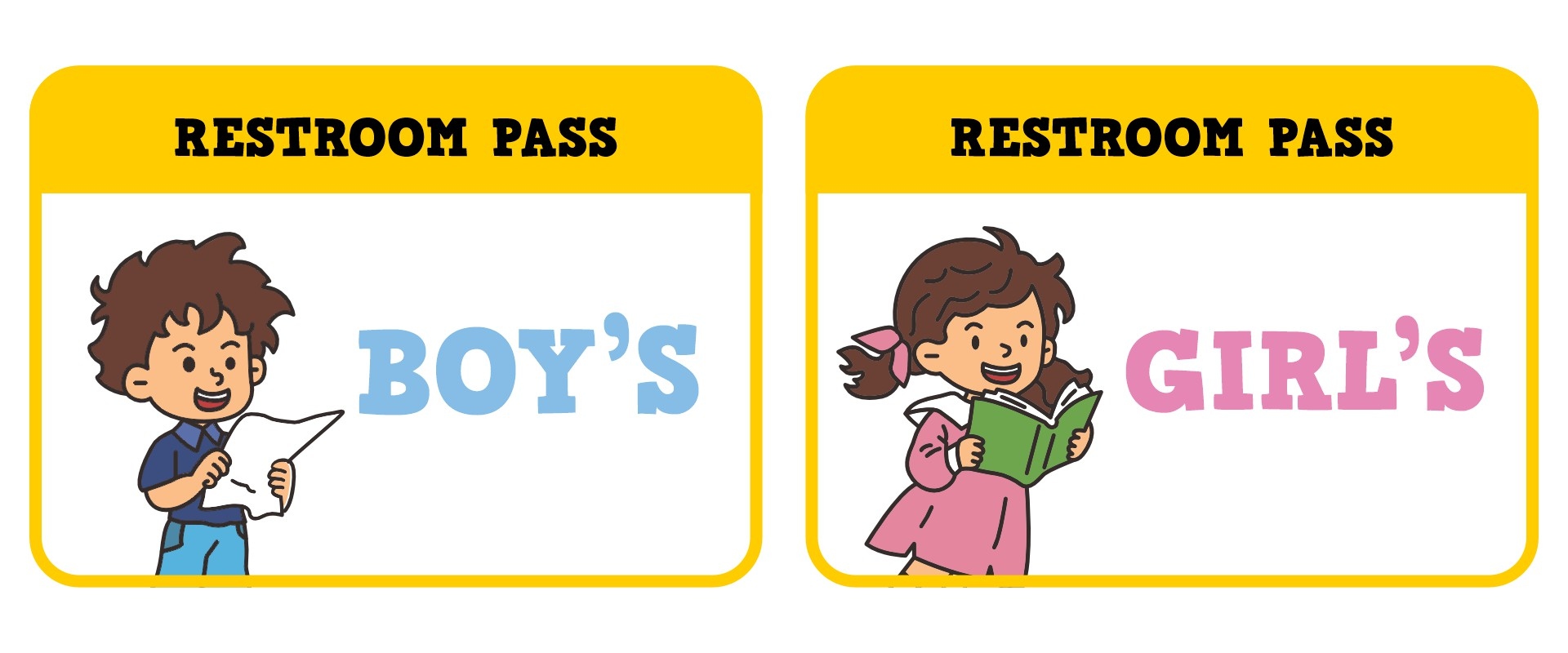 free printable bathroom passes free printable bathroom passes