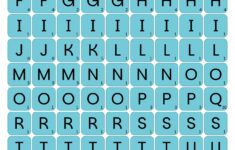 Post Printable Scrabble Tiles Board 326271