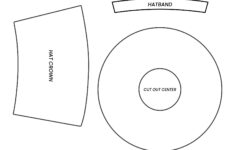 Post Printable Top Hat Pattern 114149