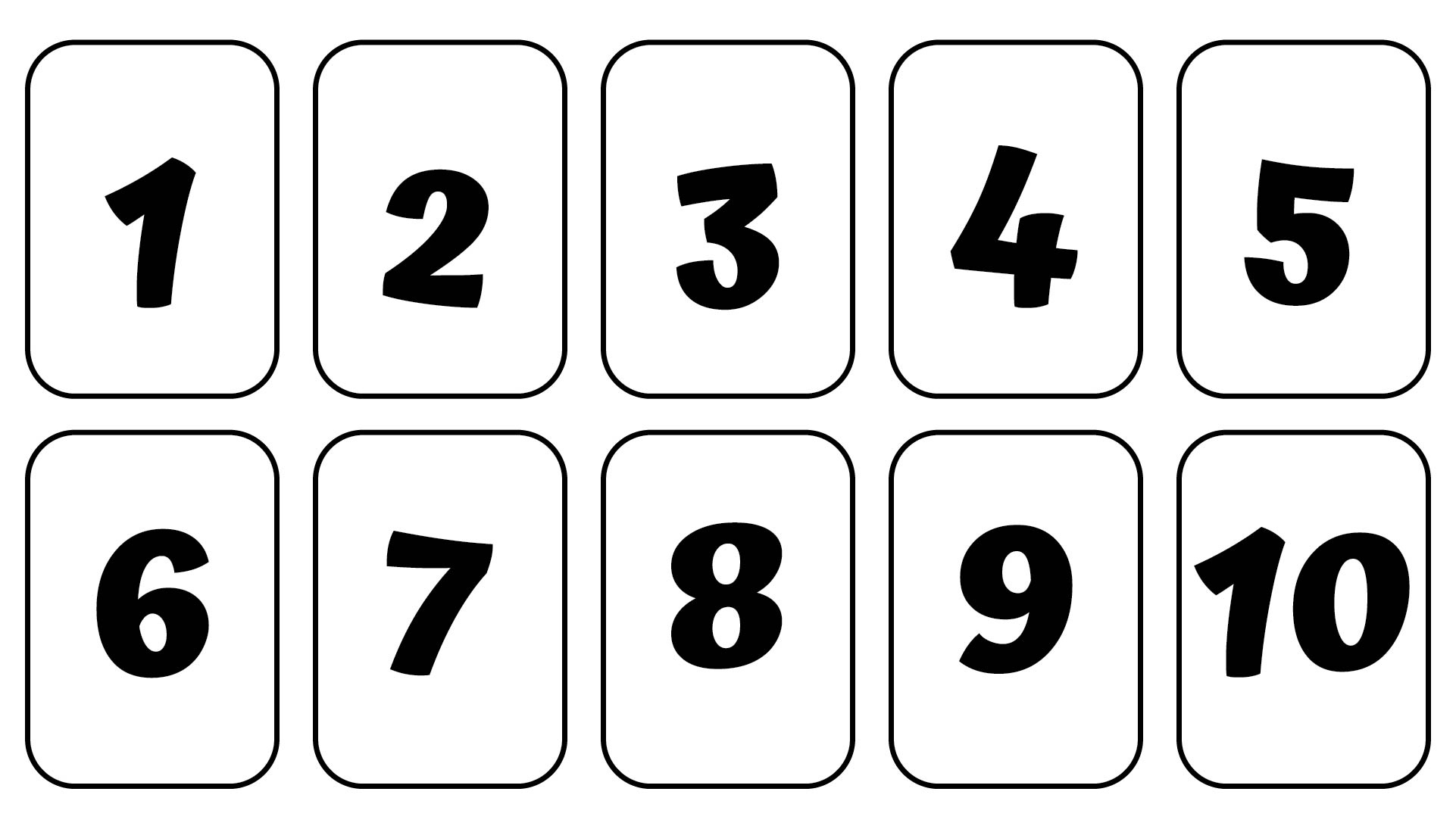 Post Printable Very Large Numbers 1 10 172224