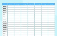 Post Printable Weekly Calendar With 15 Minute Time Slots 14614