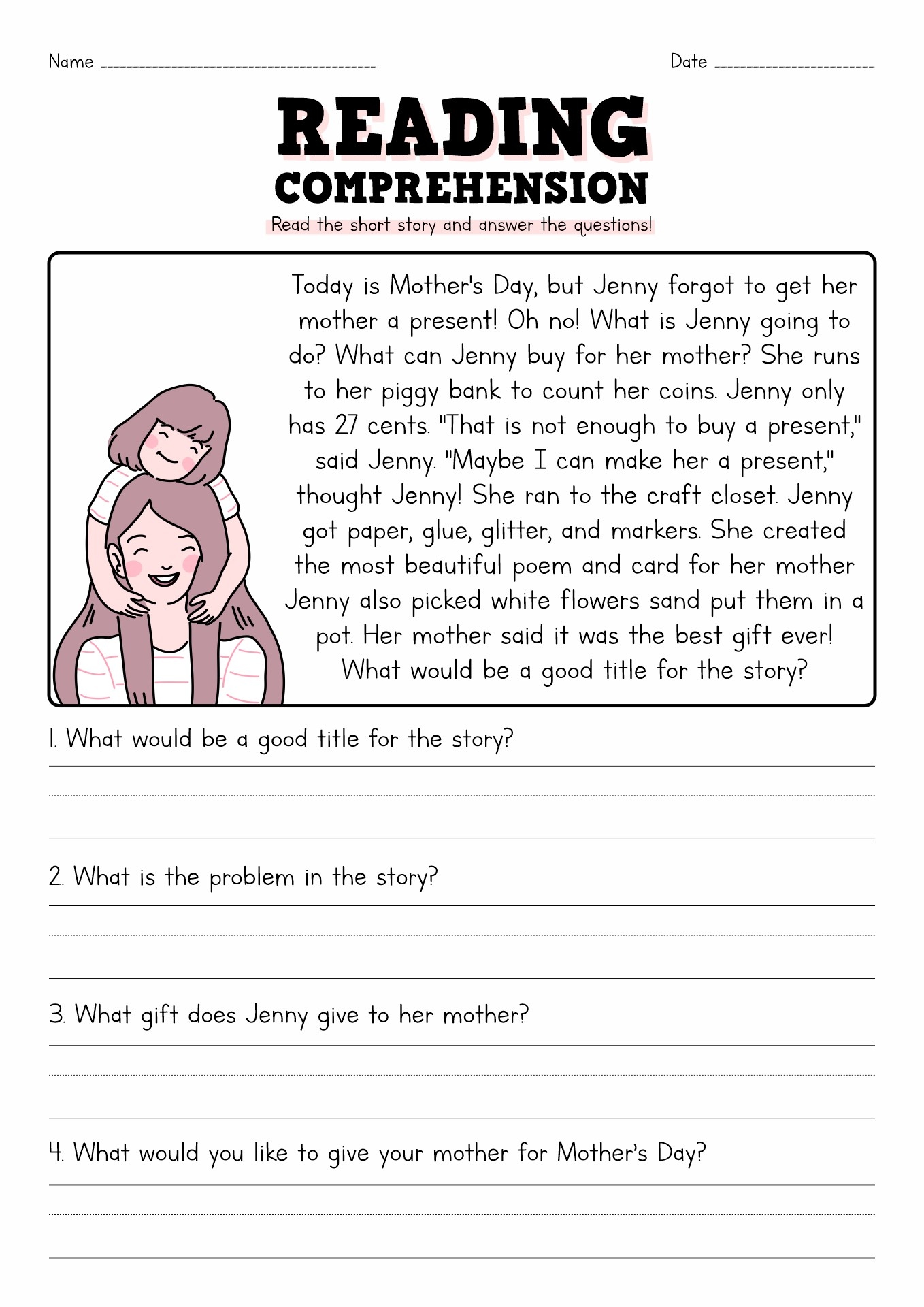 Post Short Story Reading Comprehension Worksheets 302712 Post Short Story Reading Comprehension Worksheets 302712
