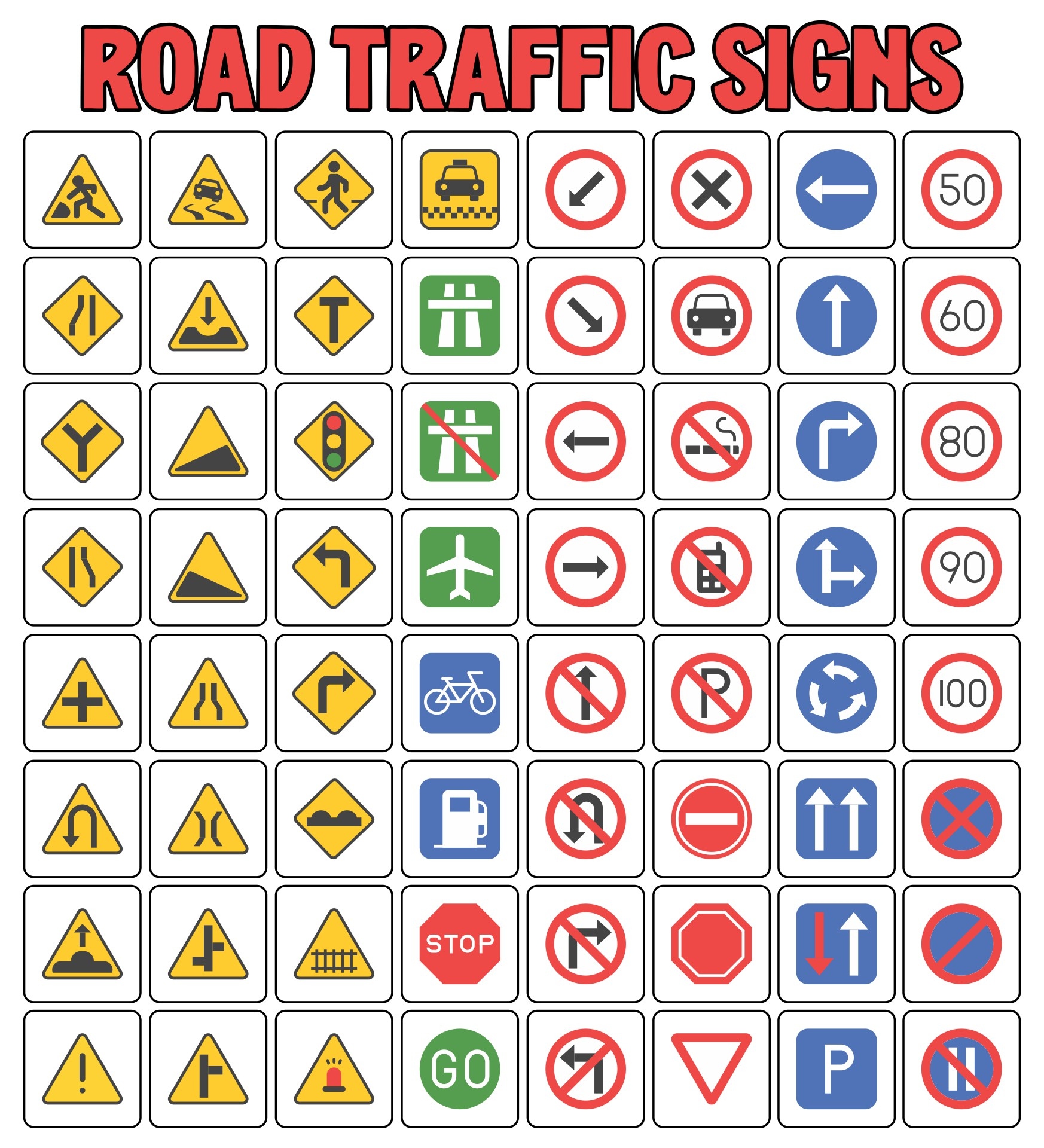Post Traffic Sign Printables For Preschoolers 250072 Post Traffic Sign Printables For Preschoolers 250072