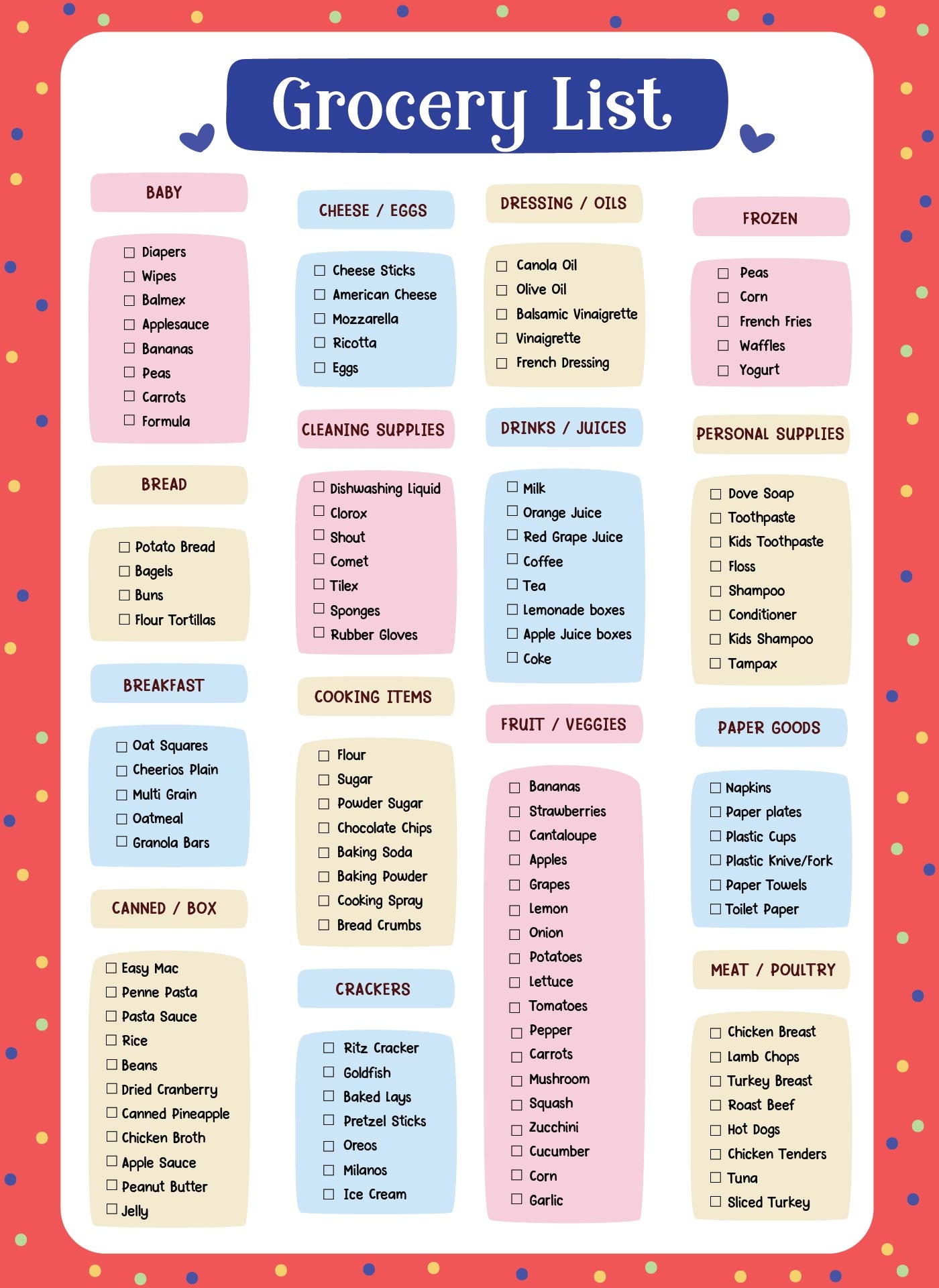 Post Walmart Grocery List Printable 29843 Post Walmart Grocery List Printable 29843