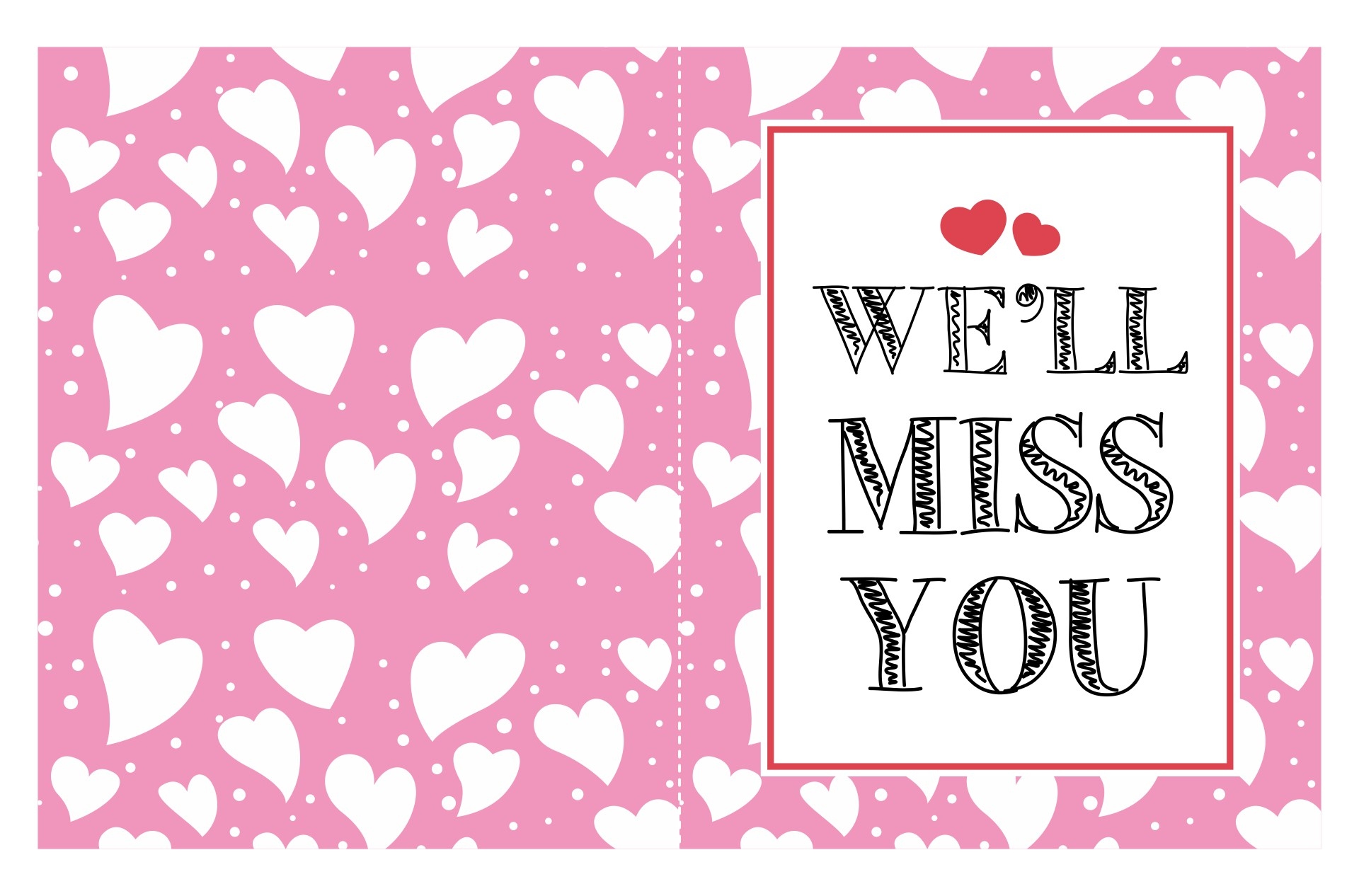 we will miss you cards for coworker printable free