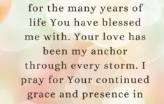Prayer For 90th Birthday