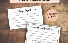 Prayer Request Cards Printable Prayer