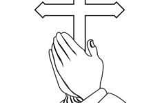 Praying Hands Coloring Page