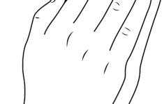 Praying Hands Printable Template