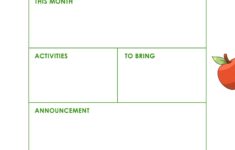 Preschool Newsletter Templates