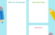 Preschool Newsletter Templates