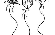 Preschool Printables Cutting Practice Kite Tails
