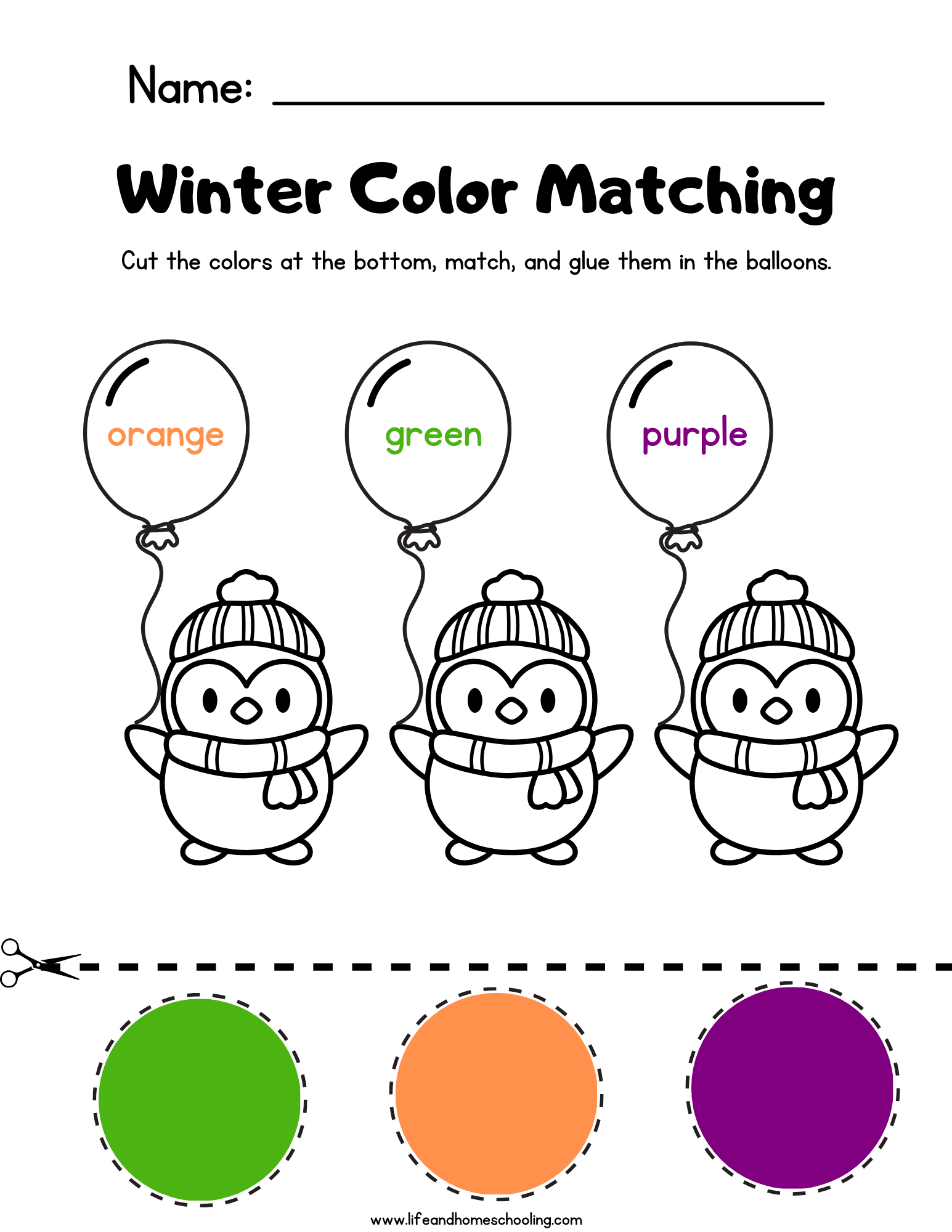 free color matching printables free color matching printables
