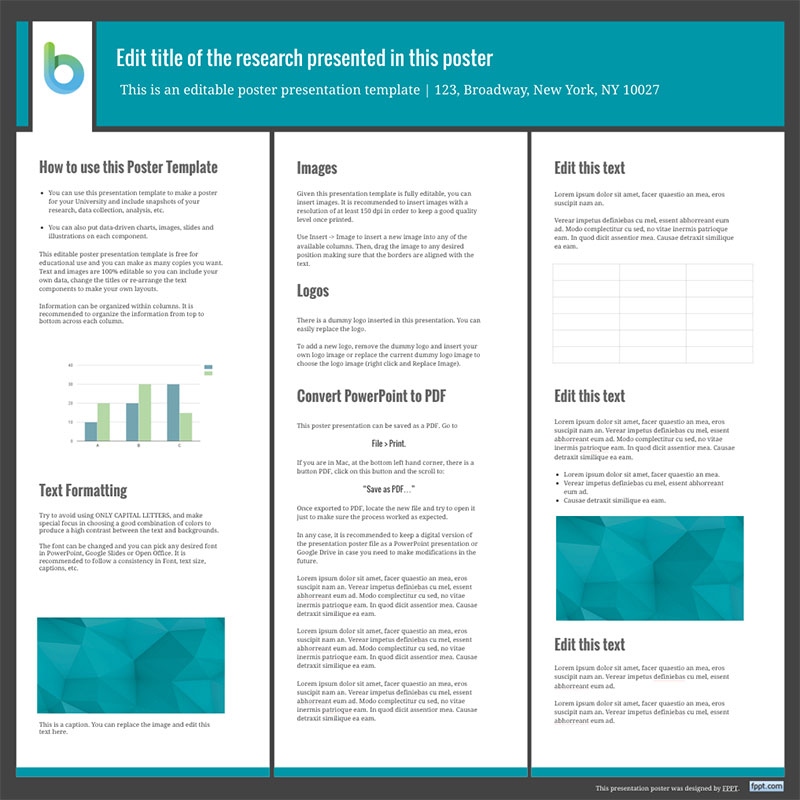 Presentation Poster Templates
