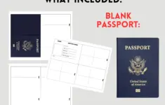 Pretend Play Travel Printable Us