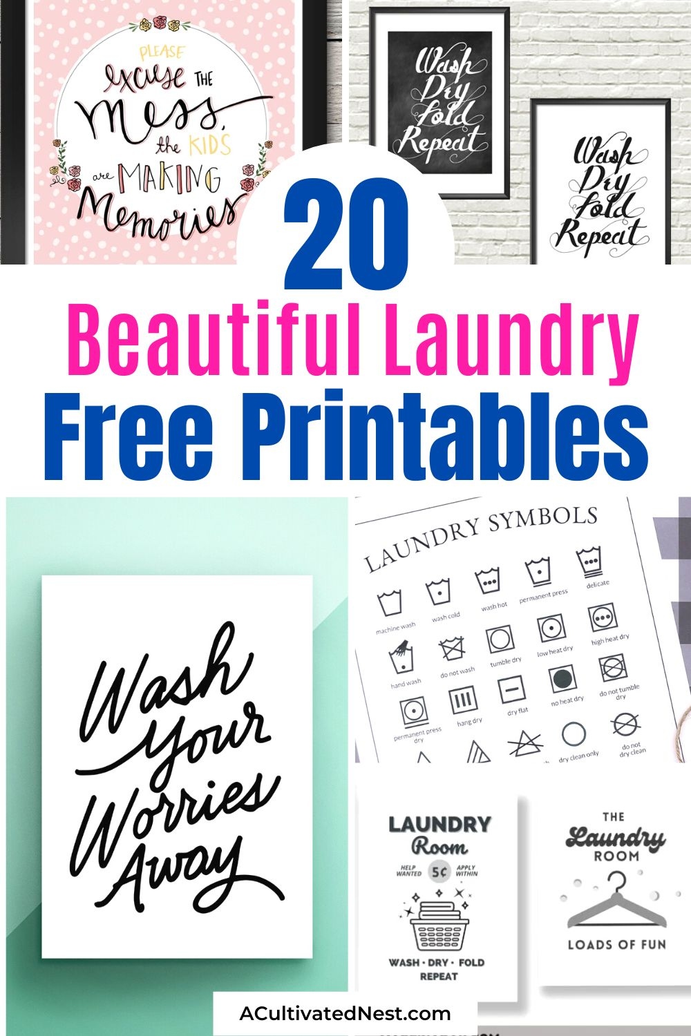 Pretty Free Laundry Room Printables Pretty Free Laundry Room Printables