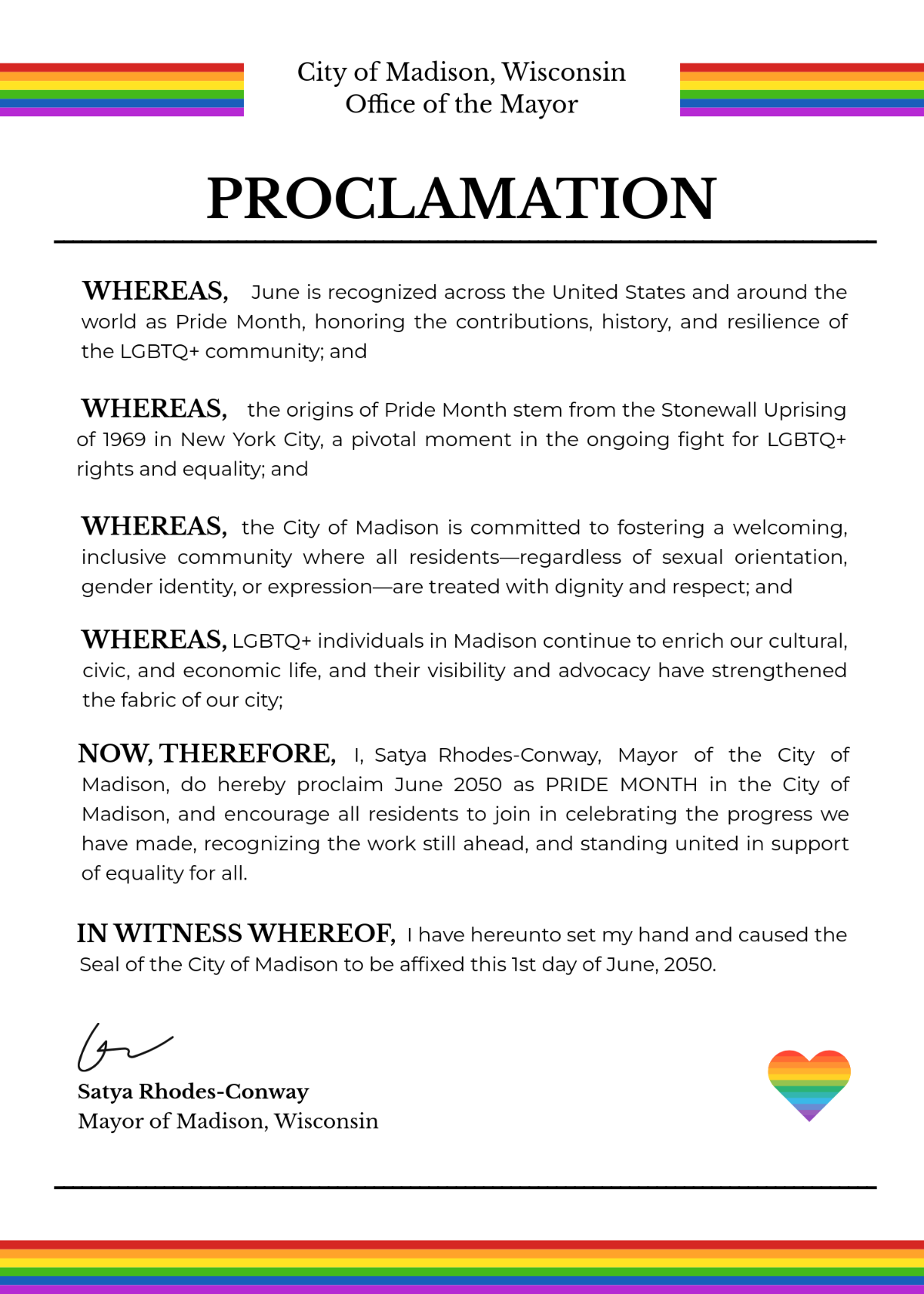 Pride Month Proclamation Pride Month Proclamation