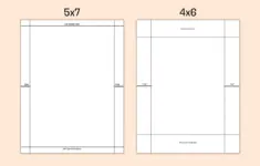 Printable 5x7 And 4x6 Card Templates