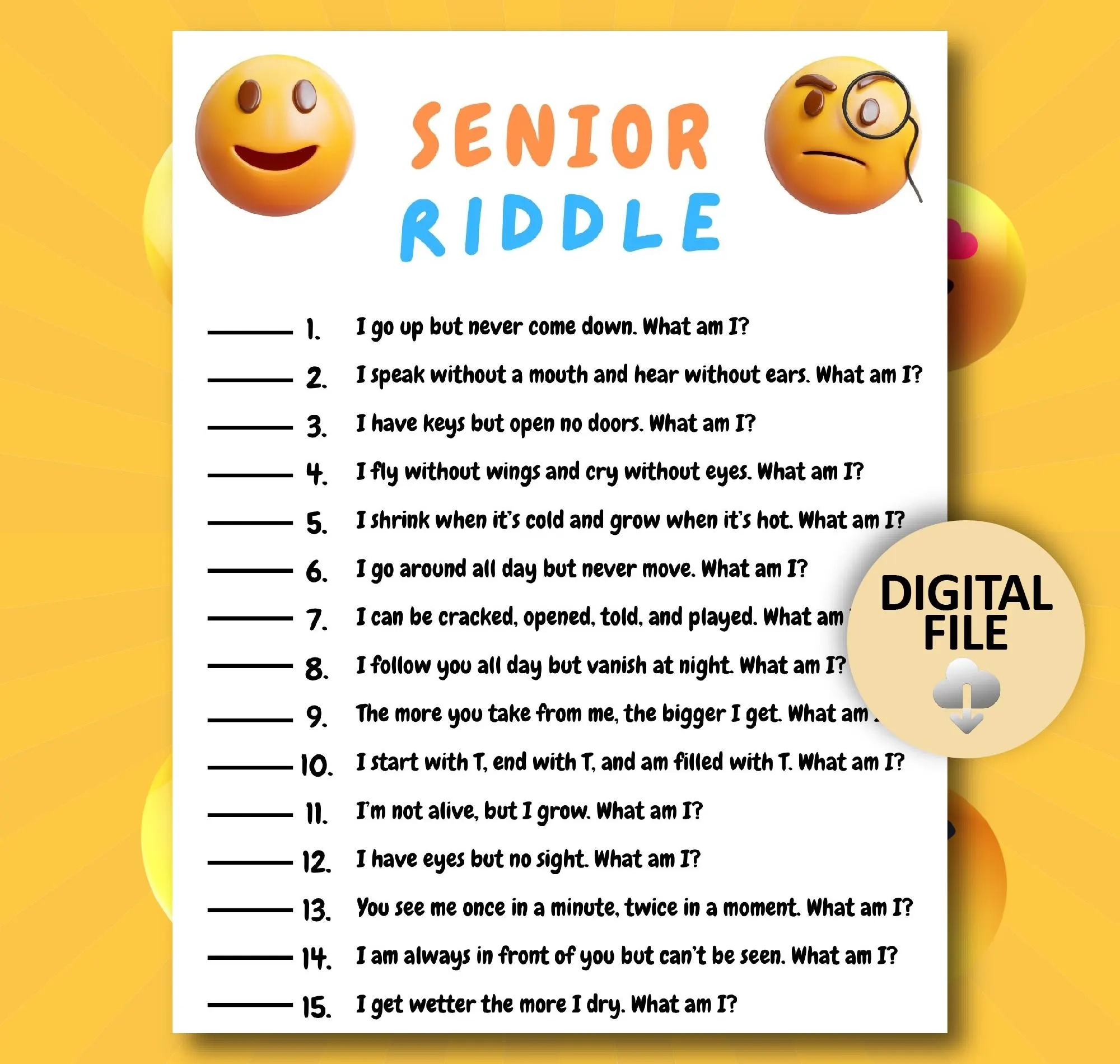 Printable Adult Riddles Printable Adult Riddles