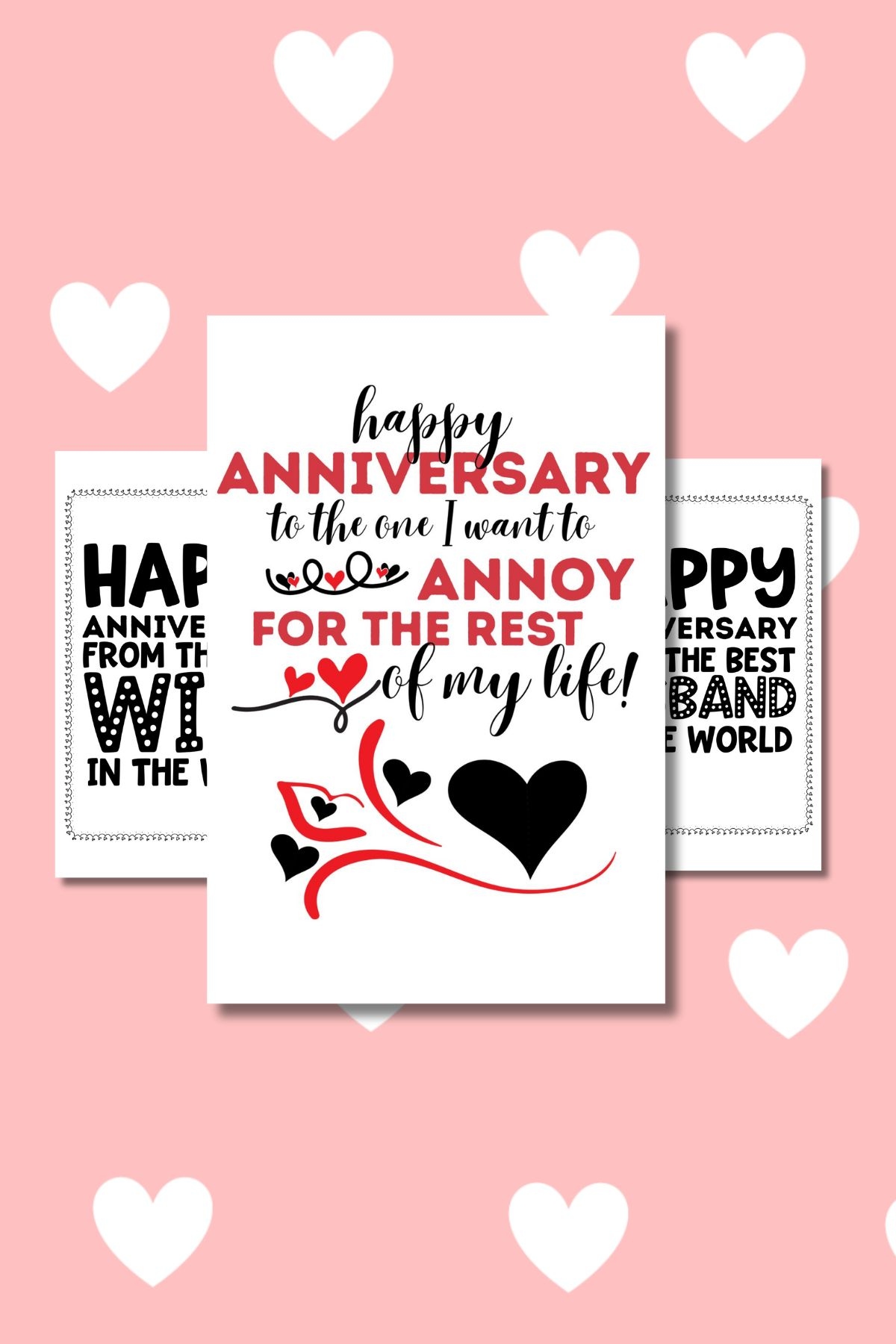 Printable Anniversary Cards