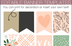 Printable Banner Templates