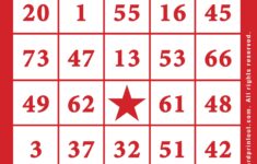 Printable Bingo Cards 1 90