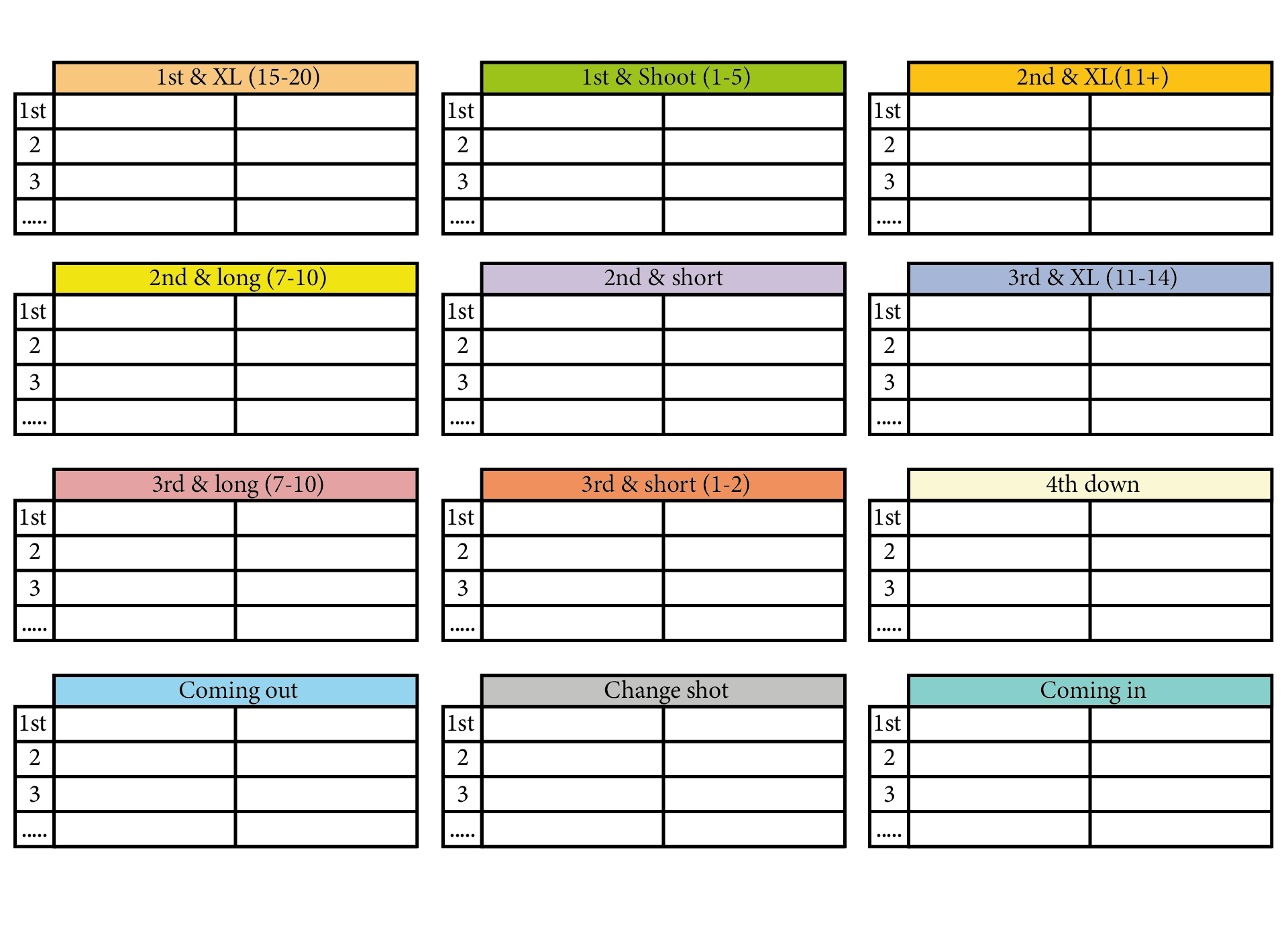 football formation templates free printable football formation templates free printable