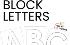 Printable Block Letters 150 Ways Fill