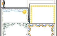 Printable Border Paper