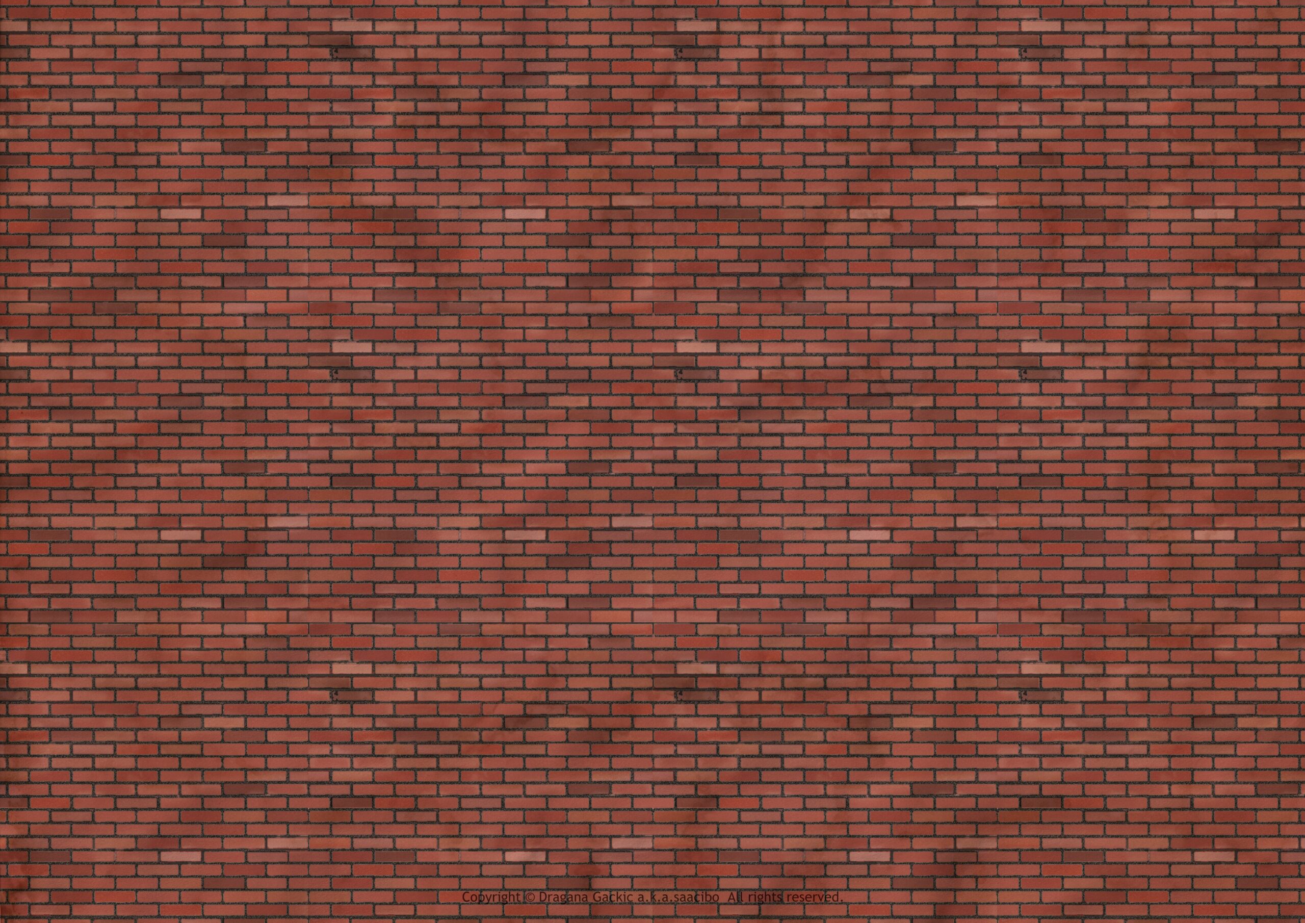 Printable Brick Wall Texture
