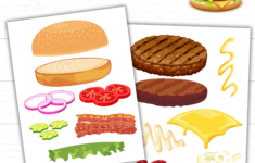 Printable Build A Burger Activity