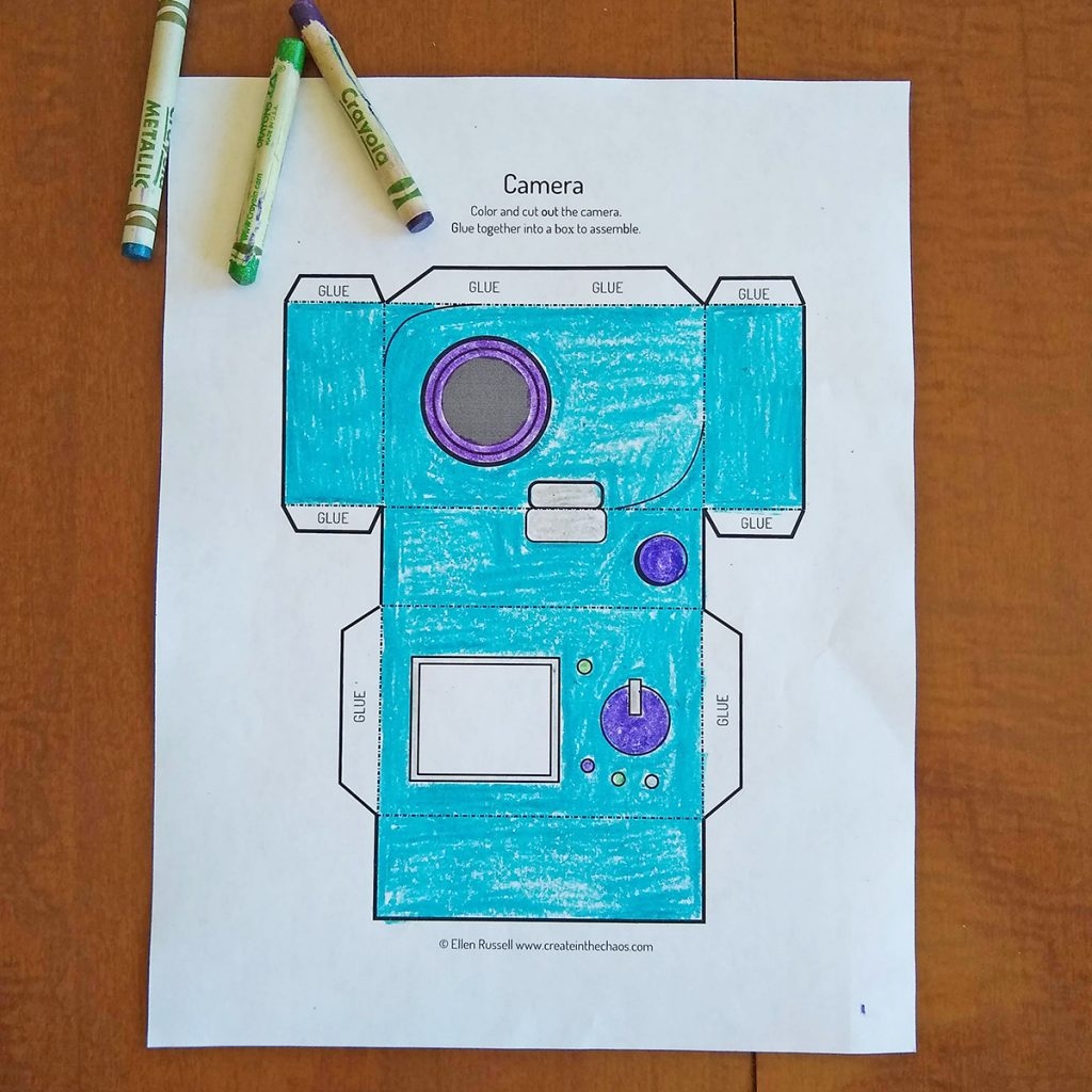 Printable Camera Papercraft Printable Camera Papercraft