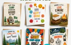 Printable Camp Cards From Home